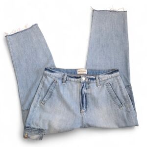 Sneak Peek Women's Light Blue Straight Leg Jeans